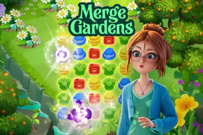 Merge Gardens snímek obrazovky ze hry