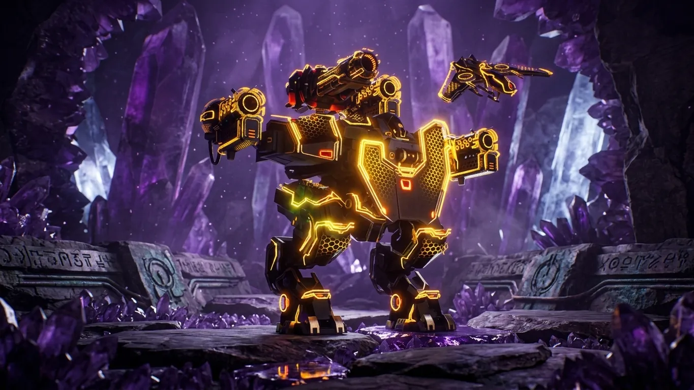 Ultimate-tason War Robots -robotti huippuluokan aseistuksessa